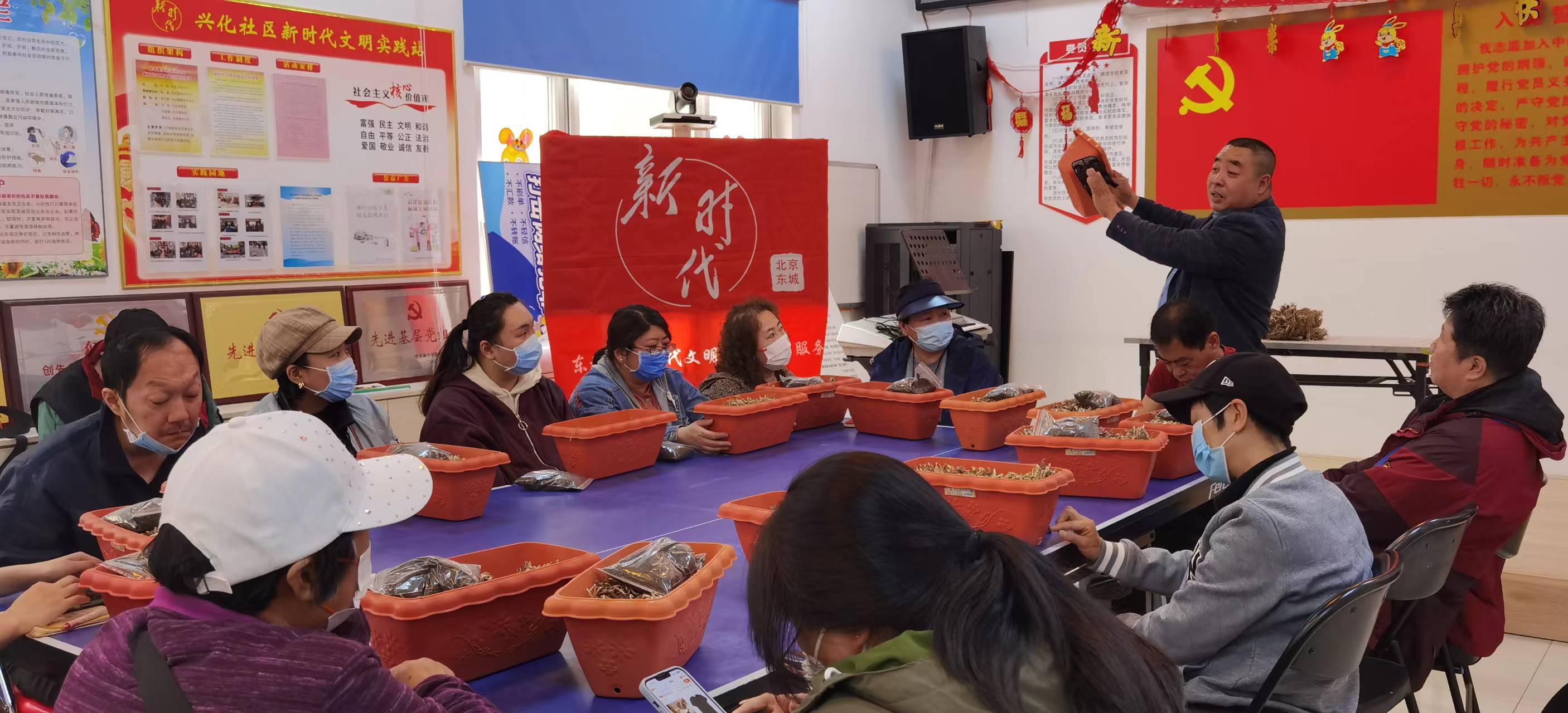 北京市残疾人联合会-和平里街道温馨家园“与韭相约”绿色生态种植活动