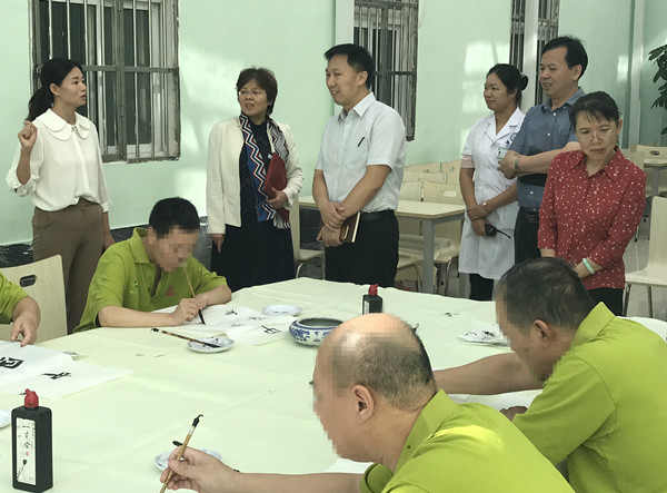 北京市残疾人联合会-丰台区残联领导调研残疾人托养康复机构