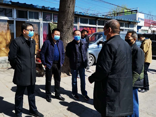 北京市残疾人联合会-大兴区委副书记霍光峰看望慰问市残联下沉干部