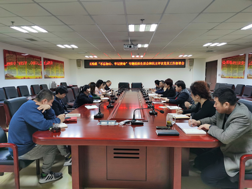 北京市残疾人联合会-大兴区残联召开“不忘初心、牢记使命”专题组织生活会和民主评议党员工作部署会