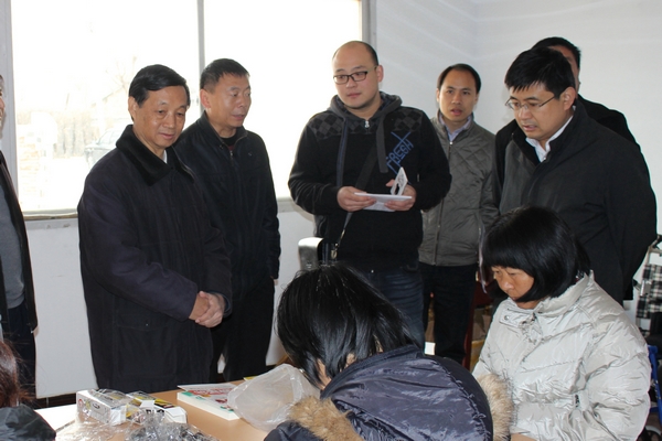 图为调研现场