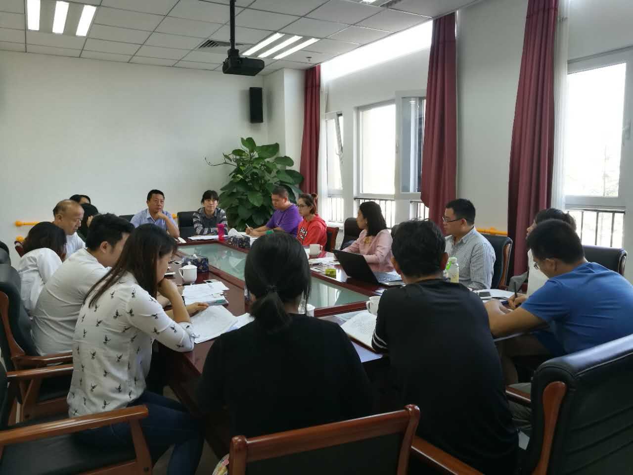 图为在通州区残联实地走访