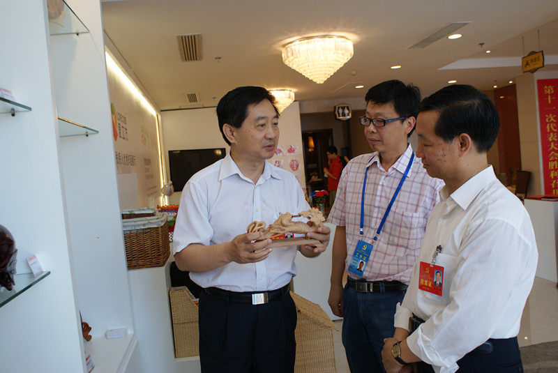 图片为：市委常委梁伟就残疾人作品情况作出重要指示